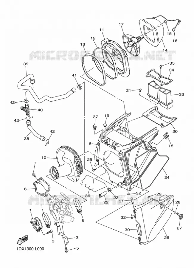 INLAAT Yamaha MOTO 450 2012 WRF  WR450F