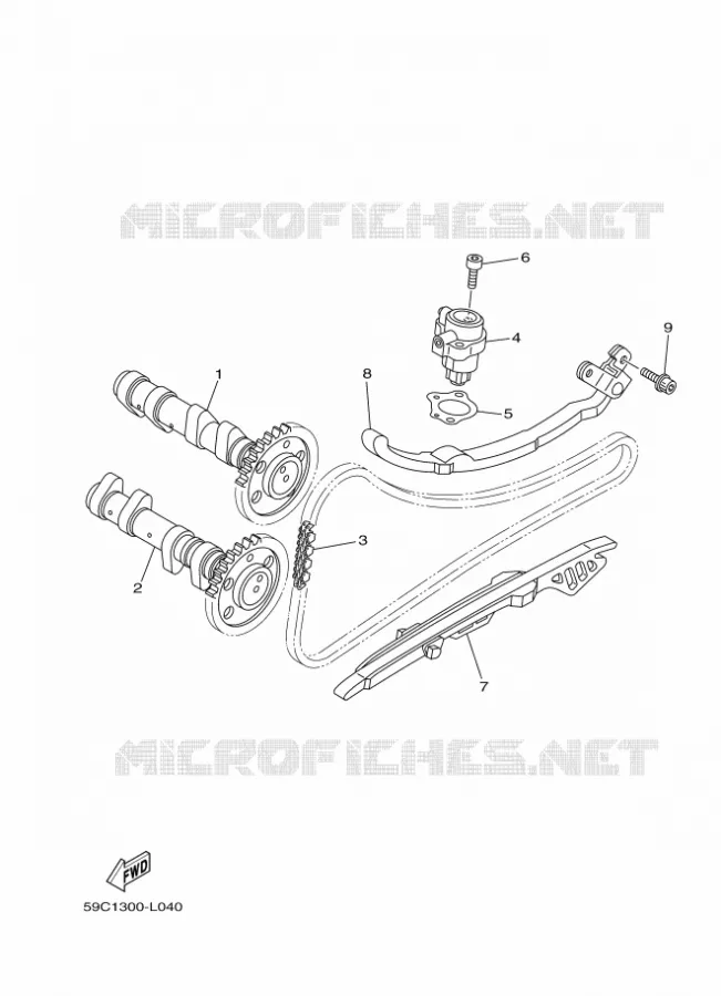 NOKKENAS / KETTING Yamaha SCOOTER 530 2012 TMAX ABS  XP500A