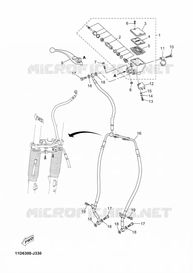 REMPOMP VOOR Yamaha MOTO 660 2012 XTZ TENERE  XT660Z TENERE