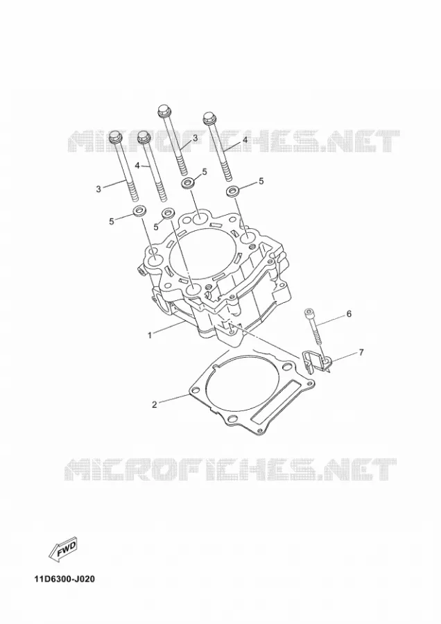 CILINDER Yamaha MOTO 660 2012 TENERE ABS  XT660ZA