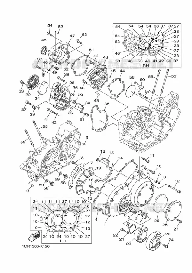 DEKSEL - MOTOR 1 Yamaha MOTO 1900 2012 MIDNIGHT STAR  XV1900A