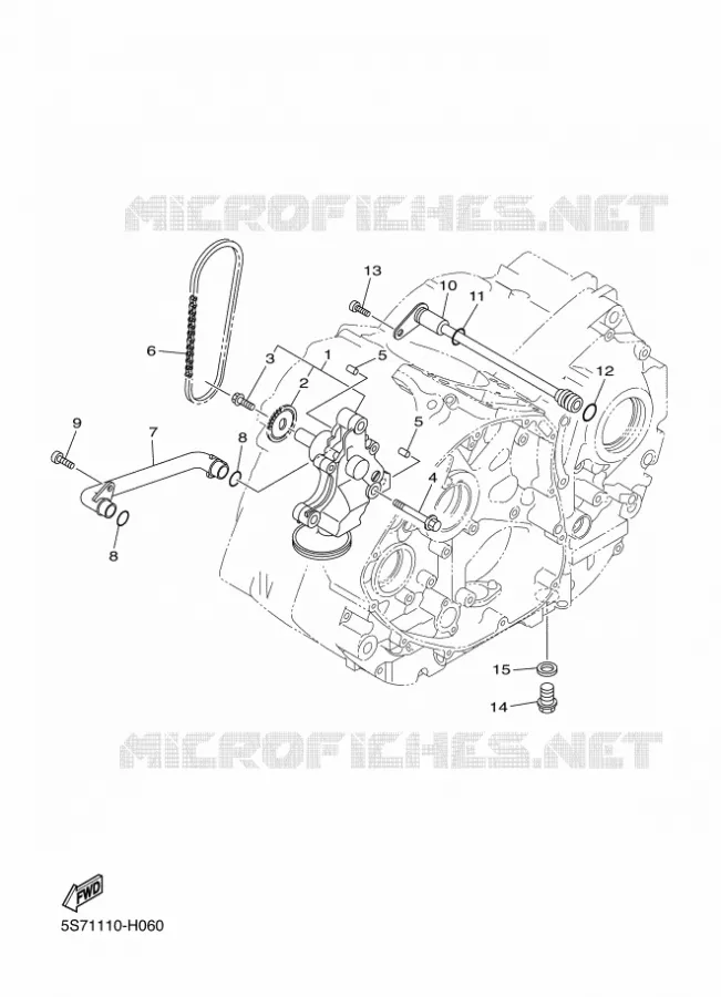 OLIEPOMP Yamaha MOTO 950 2012 MIDNIGHT STAR  XVS950A