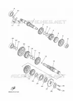 TRANSMISSIE voor Yamaha YBR125E 2012