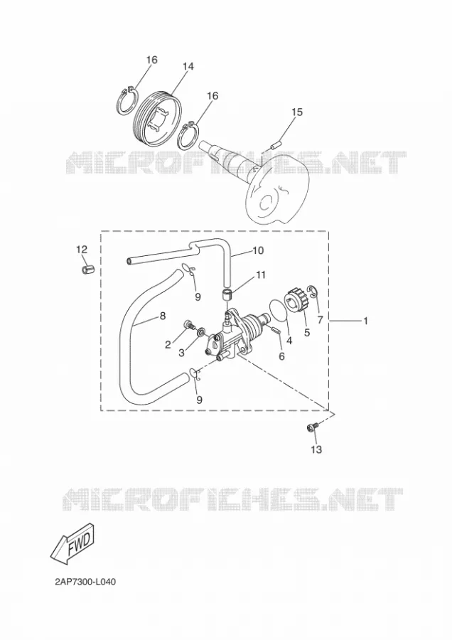 OLIEPOMP Yamaha SCOOTER 50 2012 NEOS  YN50