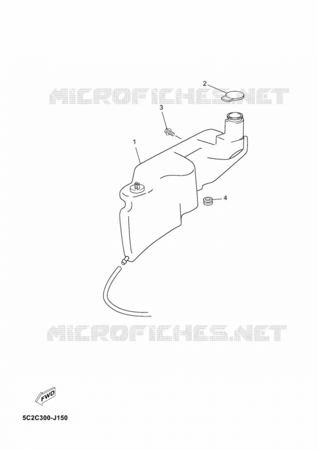 OLIE RESERVOIR Yamaha SCOOTER 50 2012 NEOS  YN50 NEO'S