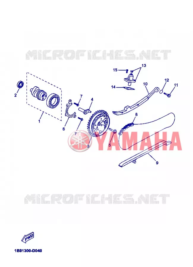 NOKKENAS / KETTING Yamaha SCOOTER 125 2012 XMAX  YP125R
