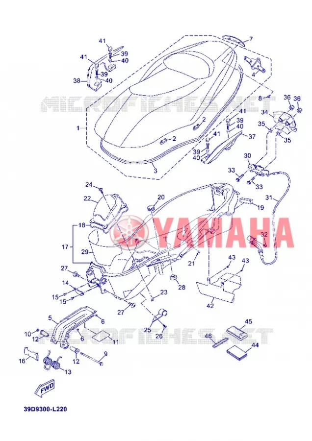 SELLE Yamaha SCOOTER 125 2012 XMAX  YP125R