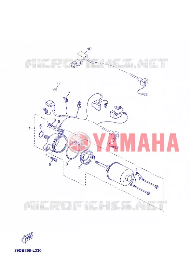 STARTMOTOR Yamaha SCOOTER 125 2012 XMAX  YP125R X-MAX 125