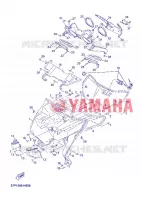 BEENSCHERM voor Yamaha YP125R 2012