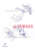 SPATBORD voor Yamaha YP125R 2012
