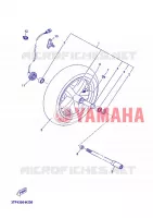 VOORWIEL voor Yamaha YP125R 2012