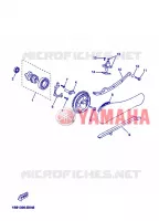 NOKKENAS / KETTING voor Yamaha YP125RA 2012