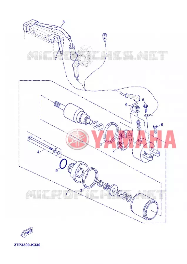 STARTMOTOR Yamaha SCOOTER 250 2012 XMAX  YP250R