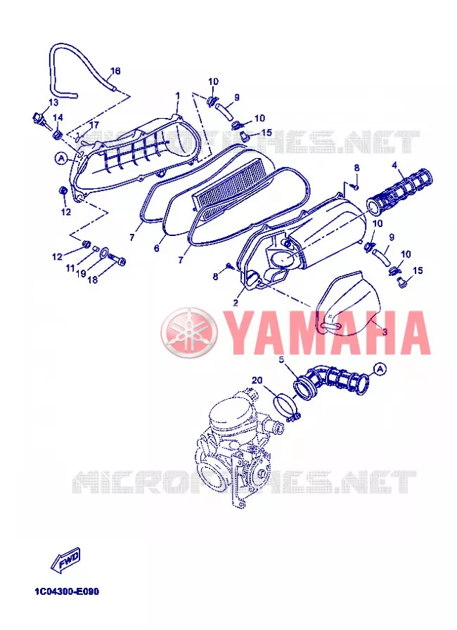 INLAAT 2 Yamaha SCOOTER 250 2012 XMAX  YP250R