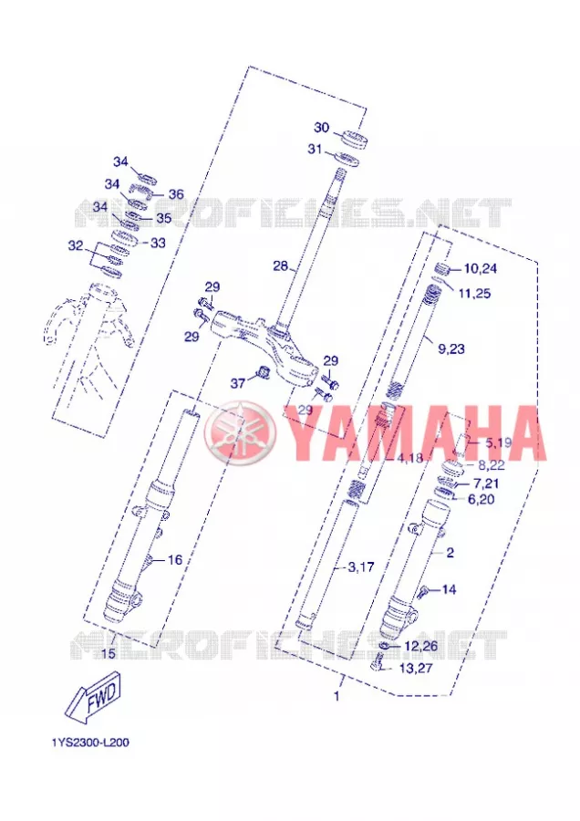 STUUR Yamaha SCOOTER 250 2012 XMAX  YP250R