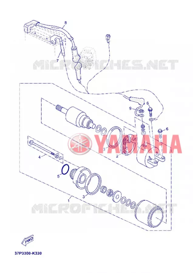 STARTMOTOR Yamaha SCOOTER 250 2012 XMAX  YP250R