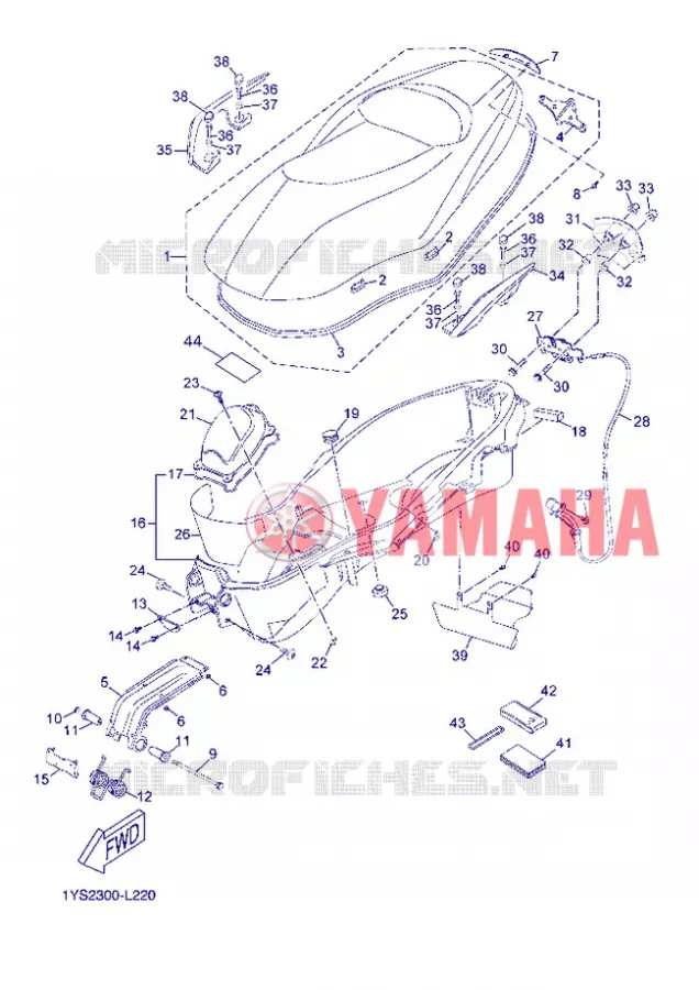 SELLE Yamaha SCOOTER 250 2012 XMAX  YP250R