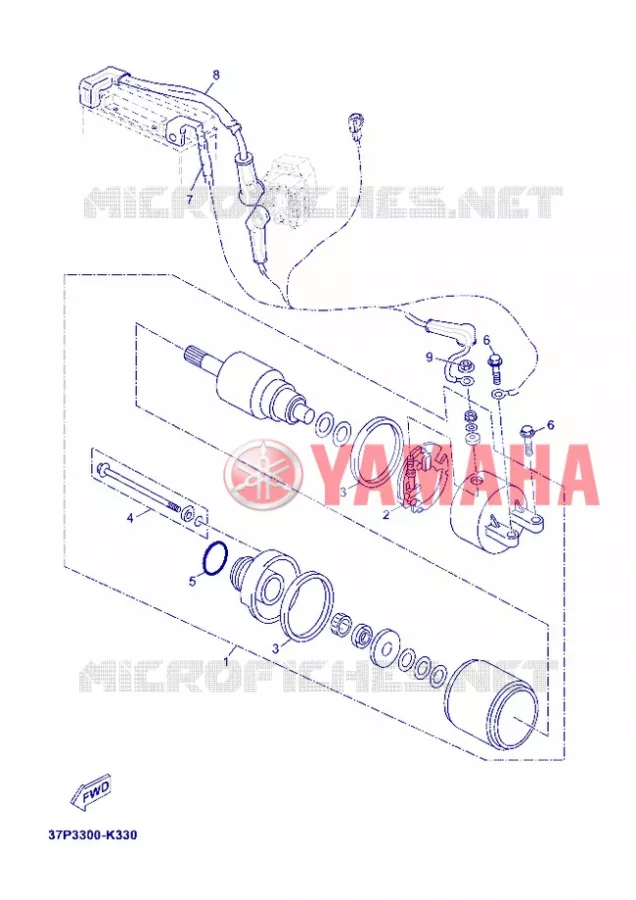 STARTMOTOR Yamaha SCOOTER 250 2012 XMAX  YP250R