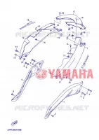 ZIJKUIPDEEL voor Yamaha YP250R  2012