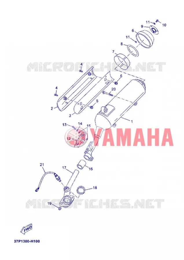 UITLAAT Yamaha SCOOTER 250 2012 XMAX  YP250R X-MAX 250