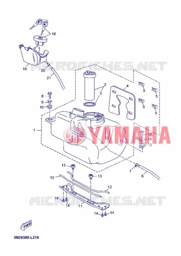 BENZINE TANK Yamaha SCOOTER 250 2012 XMAX SPORT  YP250R X-MAX 250 SPORT