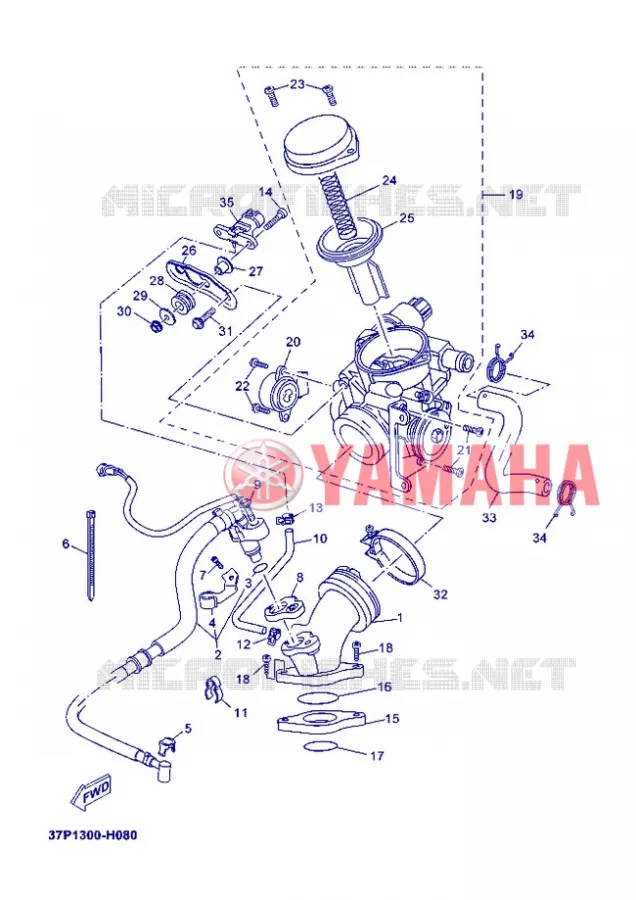 INLAAT Yamaha SCOOTER 250 2012 XMAX SPORT  YP250R X-MAX 250 SPORT