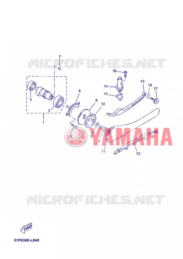 NOKKENAS / KETTING Yamaha SCOOTER 250 2012 XMAX SPORT  YP250R X-MAX 250 SPORT