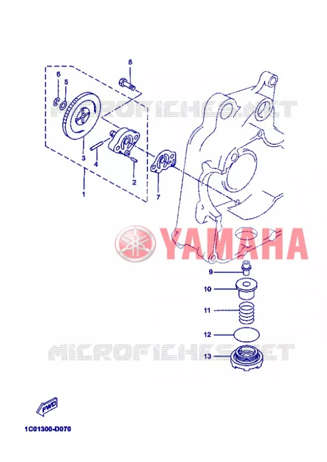 OLIEPOMP Yamaha SCOOTER 250 2012 XMAX SPORT  YP250R X-MAX 250 SPORT