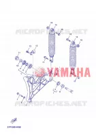 ACHTERBRUG / SCHOKBREKER voor Yamaha YP250R 2012
