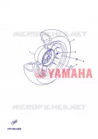 ACHTERWIEL voor Yamaha YP250R 2012