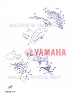 SPATBORD voor Yamaha YP250R 2012