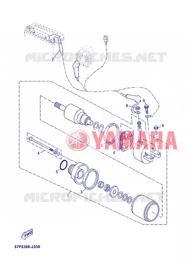 STARTMOTOR Yamaha SCOOTER 250 2012 XMAX ABS  YP250RA