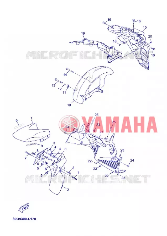 SPATBORD Yamaha SCOOTER 250 2012 XMAX ABS  YP250RA