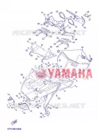 BEENSCHERM voor Yamaha YP250RA  2012