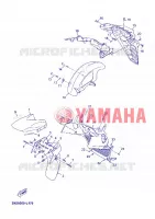 SPATBORD voor Yamaha YP250RA  2012