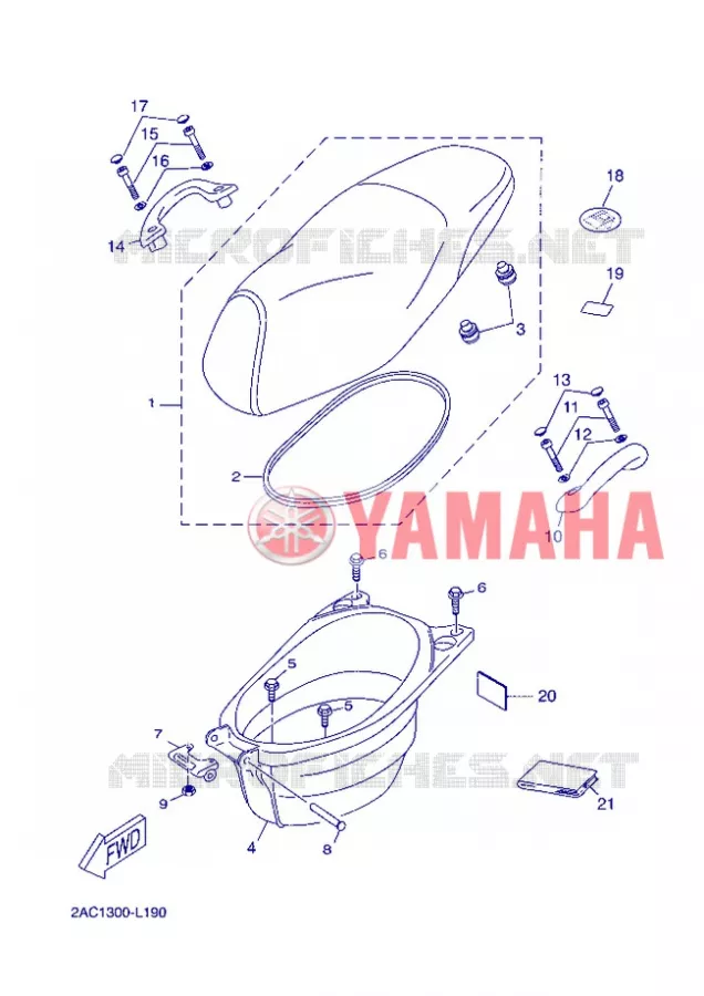 SELLE Yamaha SCOOTER 50 2012 NEOS 4T UBS  YN50FU