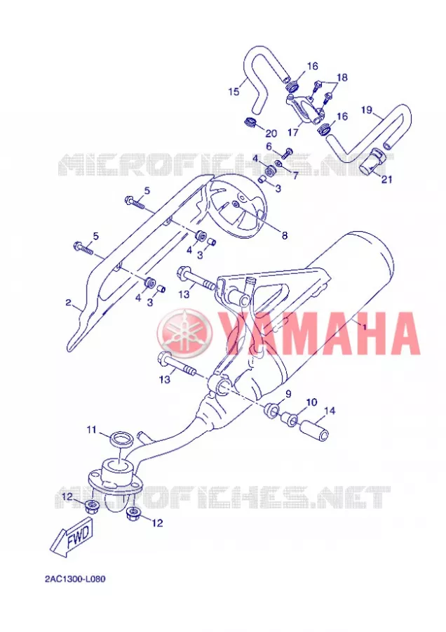 UITLAAT Yamaha SCOOTER 50 2012 NEOS 4T UBS  YN50FU