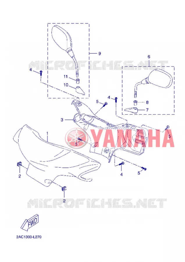 KAP 1 Yamaha SCOOTER 50 2012 NEOS 4T UBS  YN50FU
