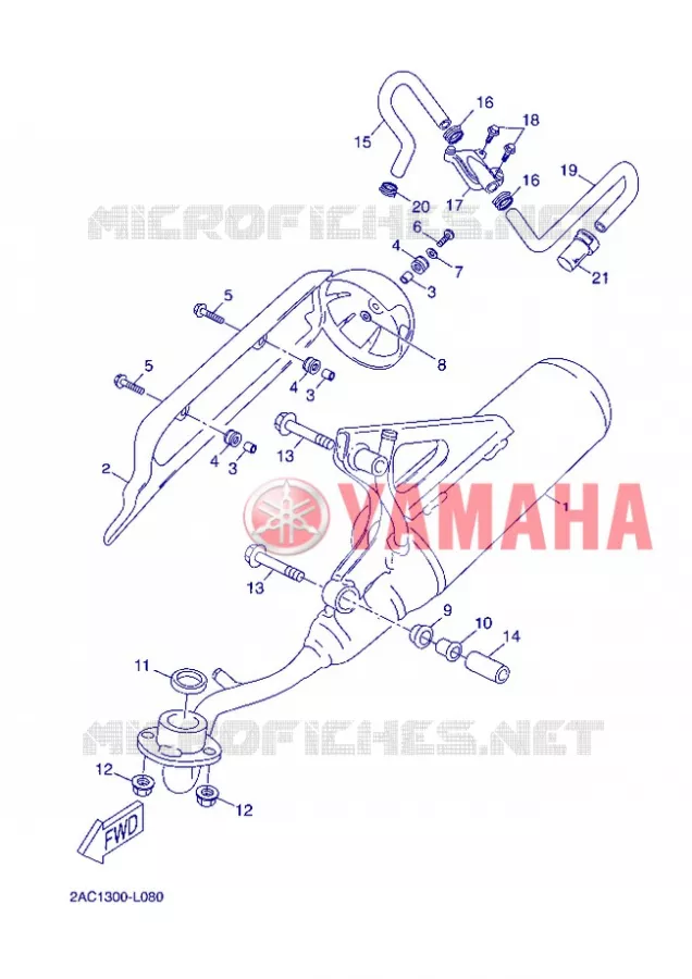 UITLAAT Yamaha SCOOTER 50 2012 NEOS 4T UBS  YN50FU