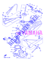 BENZINE TANK voor Yamaha YZ450F 2012