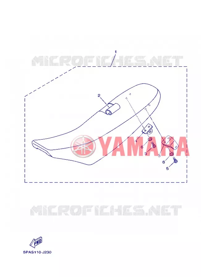 SELLE Yamaha MOTO 85 2012 YZ  YZ85