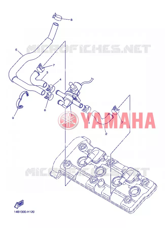 AIR INDUCTION SYSTEM AIS Yamaha MOTO 1000 2012 R1  YZF-R1