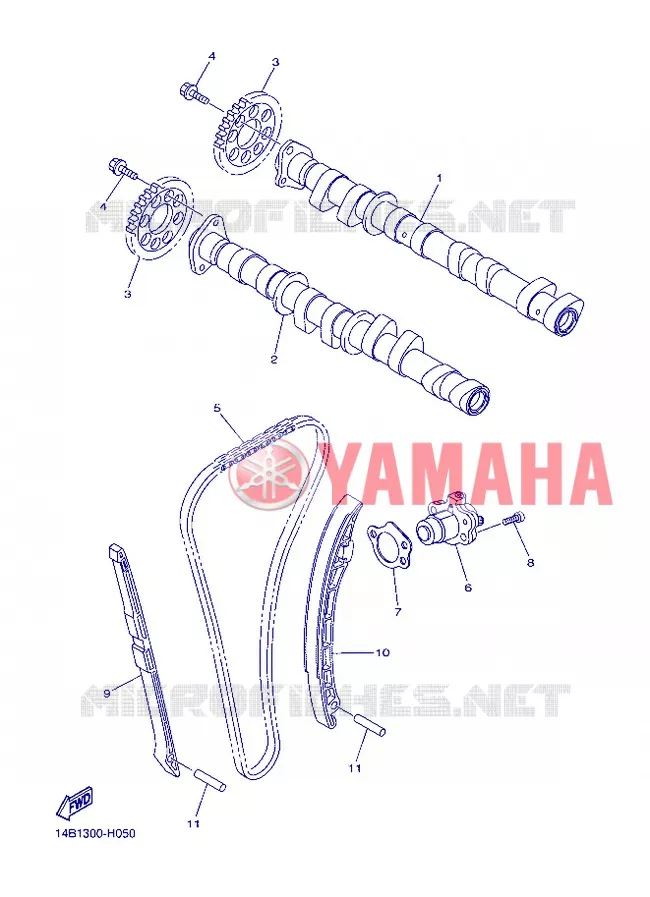NOKKENAS / KETTING Yamaha MOTO 1000 2012 R1  YZF-R1