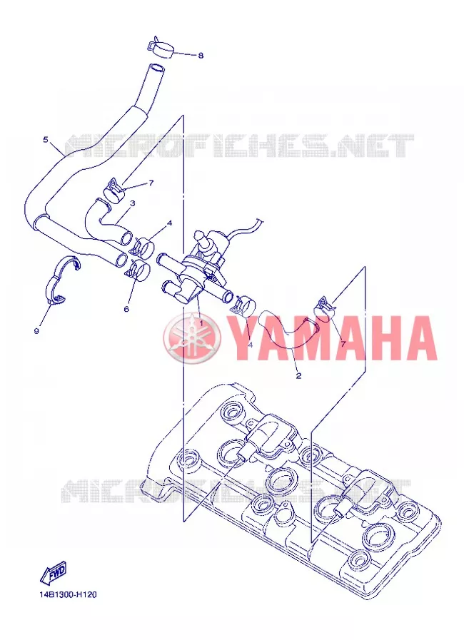 AIR INDUCTION SYSTEM AIS Yamaha MOTO 1000 2012 R1  YZF-R1