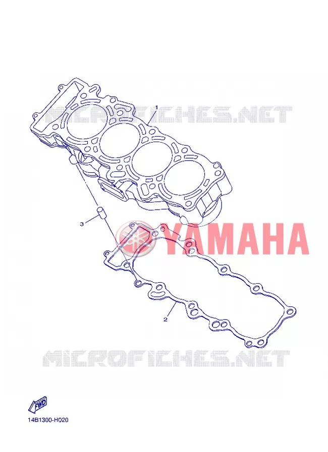 CILINDER Yamaha MOTO 1000 2012 R1  YZF-R1