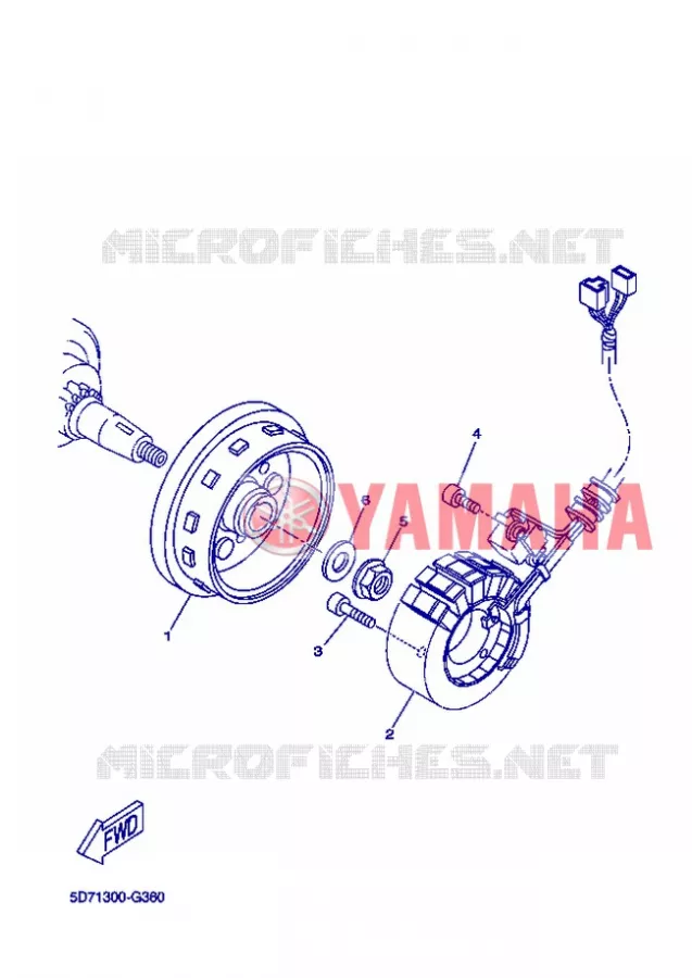DYNAMO Yamaha MOTO 125 2012 R125  YZF-R125