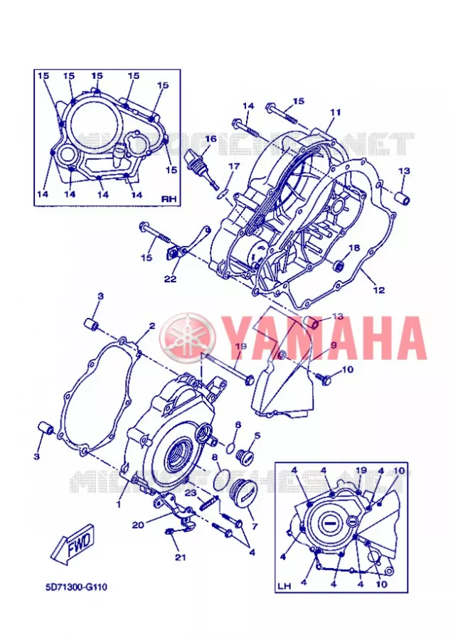 DEKSEL - MOTOR 1 Yamaha MOTO 125 2012 R125  YZF-R125