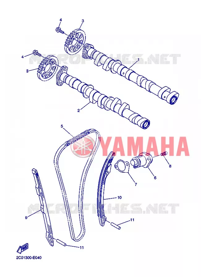 NOKKENAS / KETTING Yamaha MOTO 600 2012 R6  YZF-R6