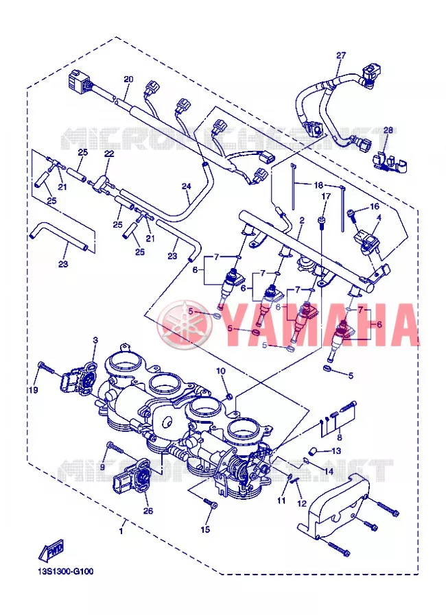 INLAAT 2 Yamaha MOTO 600 2012 R6  YZF-R6
