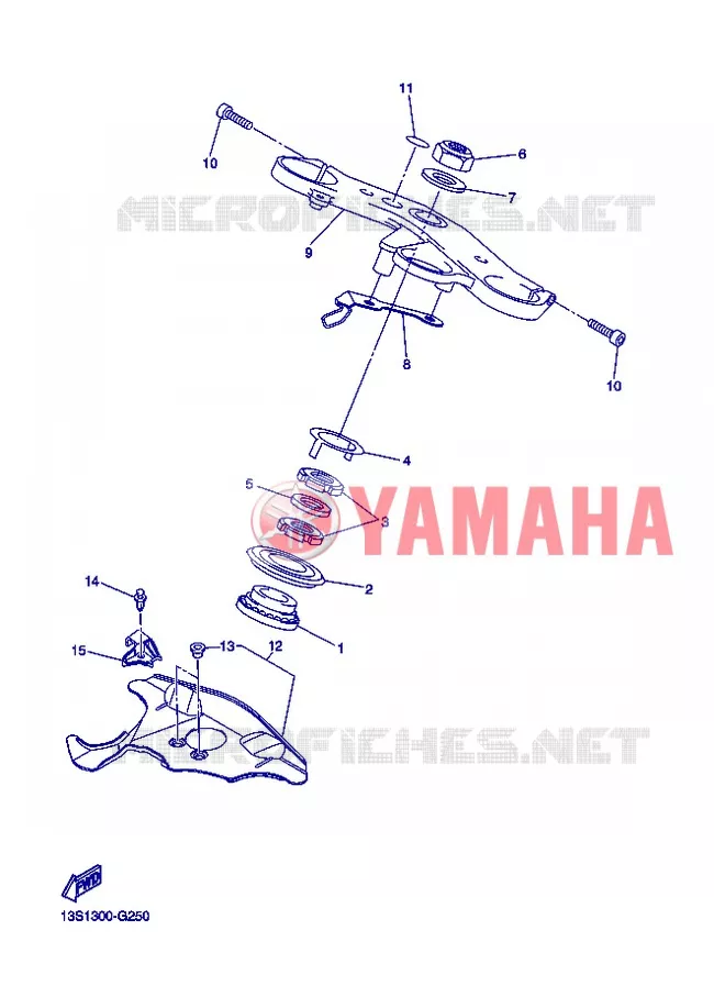 STUUR Yamaha MOTO 600 2012 R6  YZF-R6